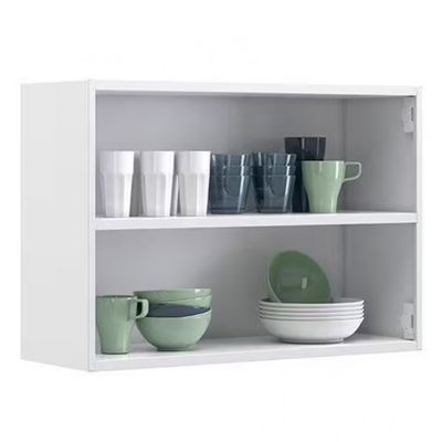 Cozinha Compacta New Premium com 12 Portas, 2 Gavetas e 10 Prateleiras - 280cm de Largura Itatiaia Branco com Grafite