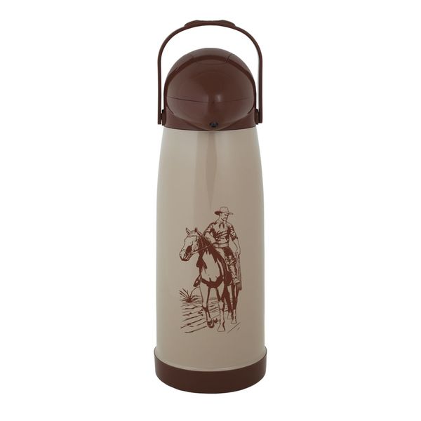 Garrafa Térmica de Pressão Farroupilha 1,9 Litros Bege Garrafa Térmica de Pressão Farroupilha 1,9 Litros Bege