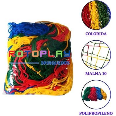 Trampolim Cama Elástica Pula Pula 1,40m Pequena Colorida Infantil Playground