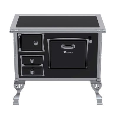 Fogão à Lenha Venax  GII N1 Premium Preto