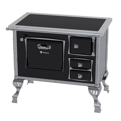 Fogão à Lenha Venax  GII N1 Premium Preto