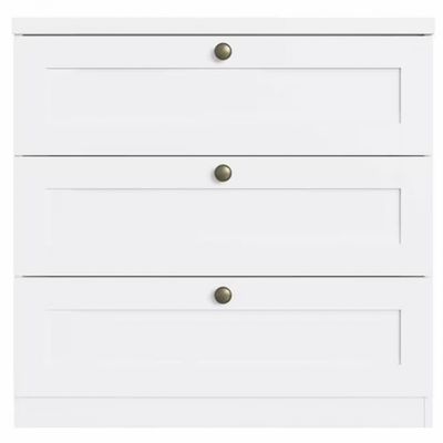 Cômoda Genialflex Infinity com 3 Gavetas e 79 cm de Largura Branco