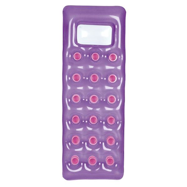 Boia Colchão Inflável Fashion 1,90m x 71cm - Lilás Boia Colchão Inflável Fashion 1,90m x 71cm - Lilás