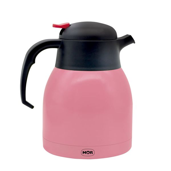 Bule Inox Com Gatilho Trendy Sortido 1,2 L - Pêssego Bule Inox Com Gatilho Trendy Sortido 1,2 L - Pêssego