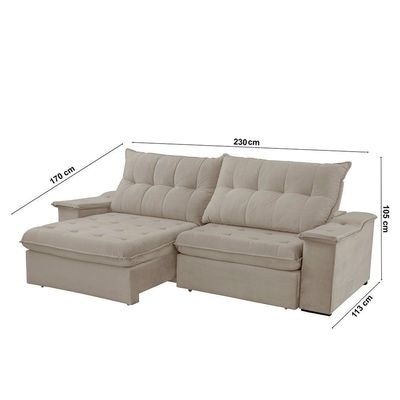 Sofá Lua Veludo 02 Módulos 90 Cm B25cm Meu Sofá Online B002 Veludo Capuccino