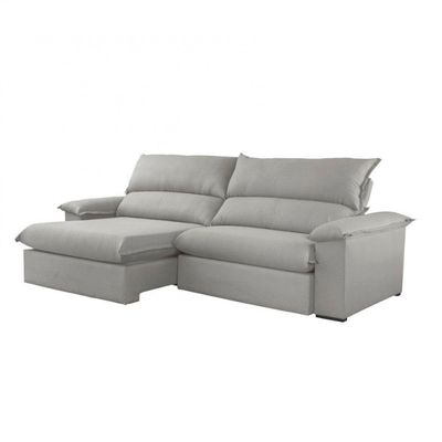 Sofá Filadélfia Linho 02 Módulos 100cm B25cm Meu Sofá Online A230 Linho Cinza