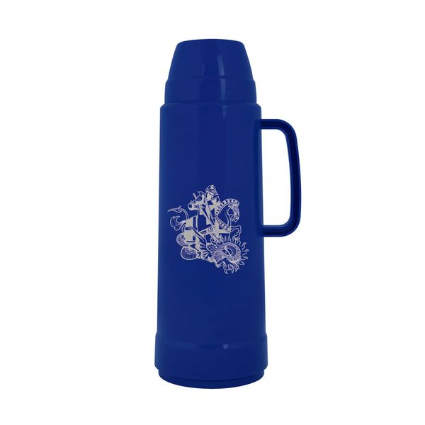 Garrafa Térmica Use Mirtilo Estampa São Jorge 1L Garrafa Térmica Use Mirtilo Estampa São Jorge 1L