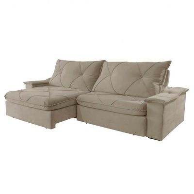 Sofá Apollo Veludo 02 Módulos 120 Cm B25cm Meu Sofá Online B002 Veludo Capuccino