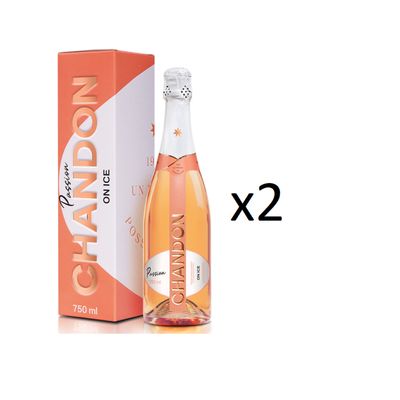 Kit Chandon Passion Rosé On Ice Demi Sec 750ml 2 Unidades