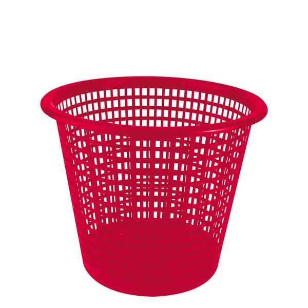 Lixeira Plástica Vazada 5L Vermelha Lixeira Plástica Vazada 5L Vermelha