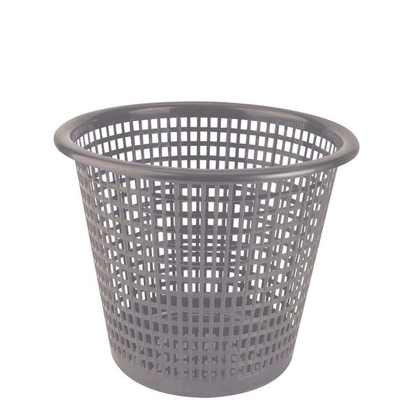 Lixeira Plástica Vazada 5L Cinza Grafite Lixeira Plástica Vazada 5L Cinza Grafite