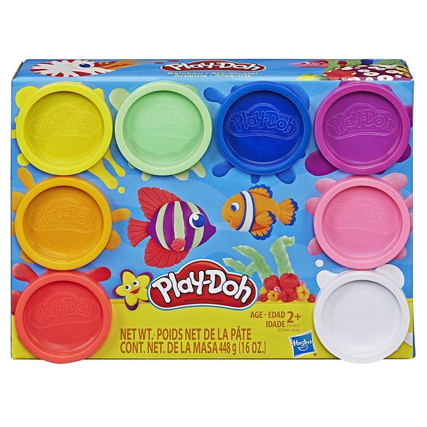 Play-Doh - Kit com 8 Cores do Arco-íris Atóxicas E5062