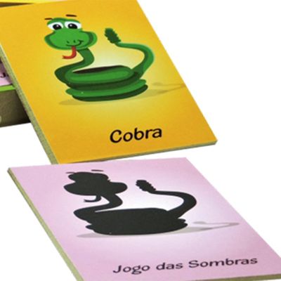 Jogo das Sombras Animais Divertidos - Madeira - 340 - Maninho Artesanatos