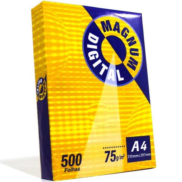 PAPEL A4 75G 500FLS BRANCO MAGNUM