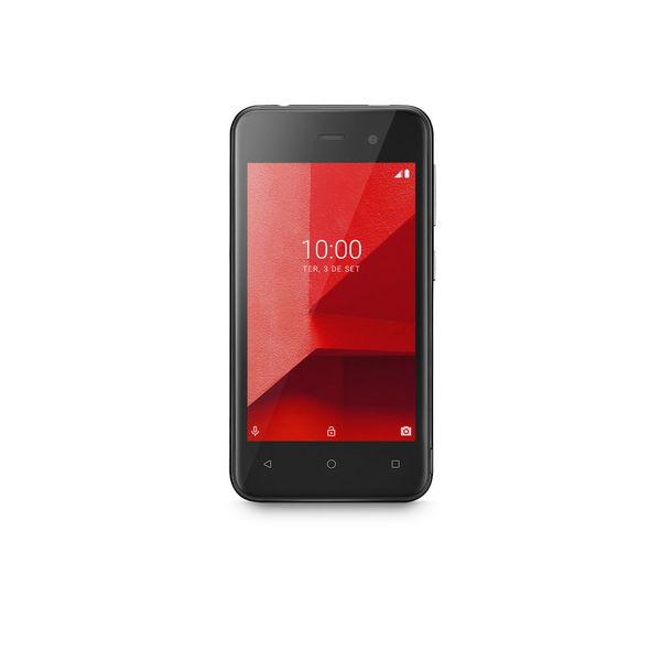 Smartphone E Lite 32GB Tela 4.0 Pol. 3G Quad Core Câmera traseira 5MP + 5MP Frontal Preto Multilaser - P9126 P9126