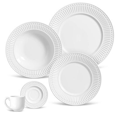 Aparelho de Jantar Café e Sobremesa Ravenna Roma 61089 - 20 Peças Porto Brasil n/a