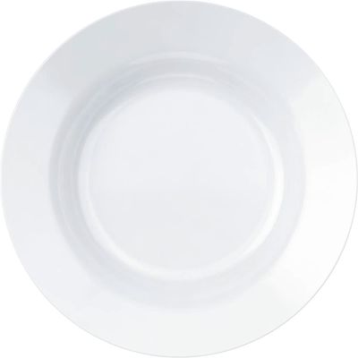 Aparelho de Jantar Duralex Opaline 16 Peças Branco com Transparente
