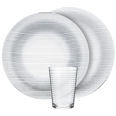 Aparelho de Jantar Diamante 12 Peças Duralex Transparente