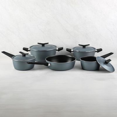 Conjunto de Panelas 5 Peças Tramontina Spezia com Antiaderente Starflon Azul