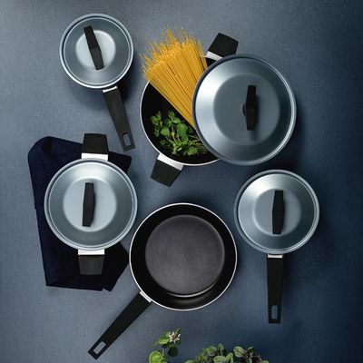 Conjunto de Panelas 5 Peças Tramontina Spezia com Antiaderente Starflon Azul