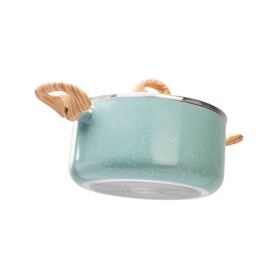 Conjunto de Panelas 5 Peças Brinox Botanika com Antiaderente Cerâmico Verde