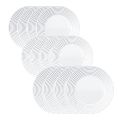 Aparelho de Jantar Nadir Saturno 12 Peças Branco