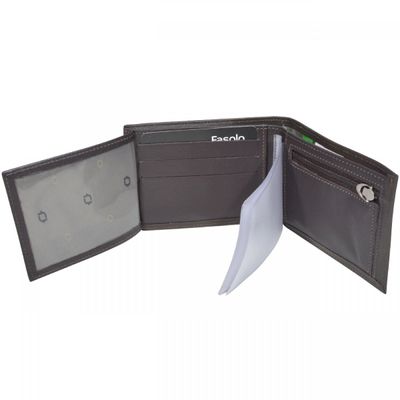CARTEIRA MASCULINA COURO FASOLO ELÁSTICO K338 MARROM Cor:Marrom;Tamanho:Único;Gênero:Homem