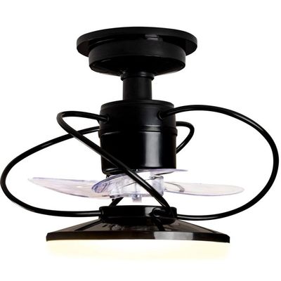 Ventilador De Teto Treviso Preto Elegance Led Bivolt
