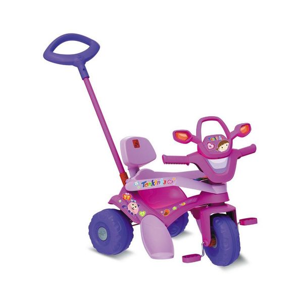 Triciclo de Passeio e Pedal - Tonkinha - Rosa - Bandeirante BAND854 Triciclo de Passeio e Pedal - Tonkinha - Rosa - Bandeirante BAND854