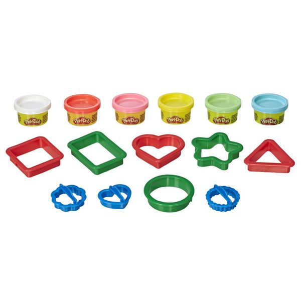 Conjunto de Massinhas - Play-Doh - Moldes de Formas Geométricas - Hasbro Play-Doh