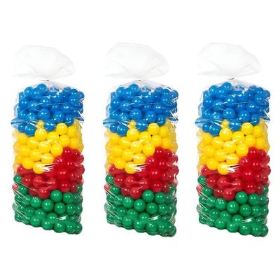 Kit Infantil Piscina De Bolinhas 1,50m Quadrada + 1500 Unidades Bolinhas Coloridas