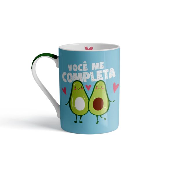 Caneca de Porcelana Abacate 370ml Up Home - UD247 UD247 Caneca de Porcelana Abacate 370ml Up Home - UD247 UD247