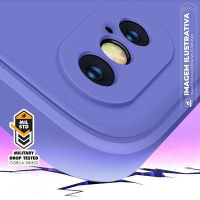 Capa para Motorola Moto Edge 50 Pro - Silicon Veloz - Lilás - Gshield