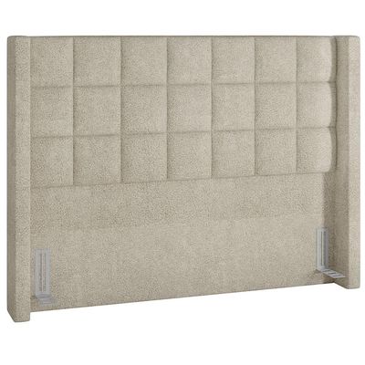 Cabeceira Cama Box Casal 160 cm P05 Paris Bouclê Creme - Lyam Decor