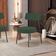 Poltrona Decorativa Para Sala De Estar Base Fixa Londres L02 Suede Verde Musgo - Lyam