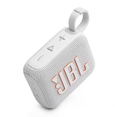 Caixa de Som Portátil JBL GO 4 com 4,2 W RMS, Bluetooth 5.3 e Resistência à Água IP67 Branco