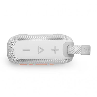 Caixa de Som Portátil JBL GO 4 com 4,2 W RMS, Bluetooth 5.3 e Resistência à Água IP67 Branco