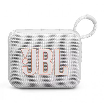 Caixa de Som Portátil JBL GO 4 com 4,2 W RMS, Bluetooth 5.3 e Resistência à Água IP67 Branco
