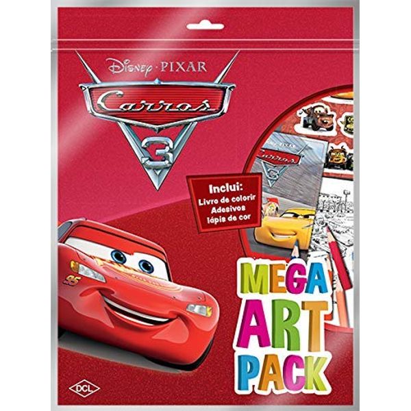 Livro - Disney - Carros - Mega Art Pack - DCL DCL2448