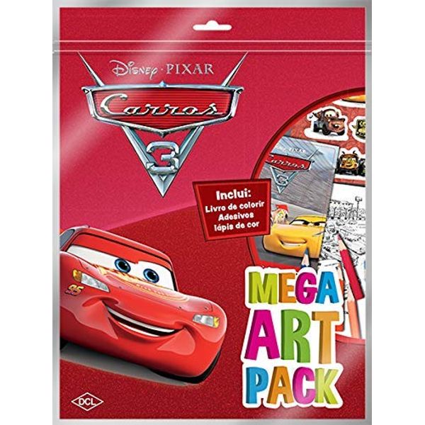 Livro - Disney - Carros - Mega Art Pack - DCL DCL2448 Livro - Disney - Carros - Mega Art Pack - DCL DCL2448