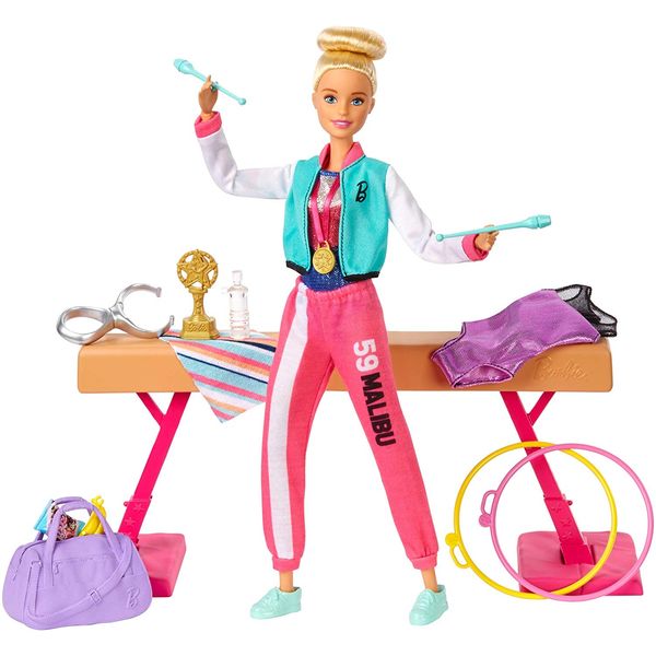 Playset e Boneca Barbie - Barbie Ginasta - Mattel GJM72