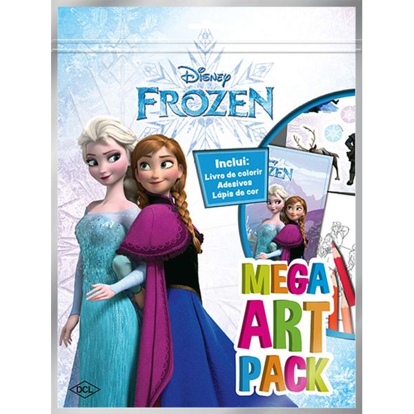 Livro - Disney - Frozen - Mega Art Pack - DCL DCL2450