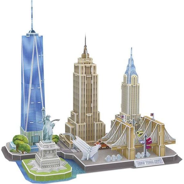 Quebra Cabeça 3D - New York Skyline - Revell REV00142 Quebra Cabeça 3D - New York Skyline - Revell REV00142
