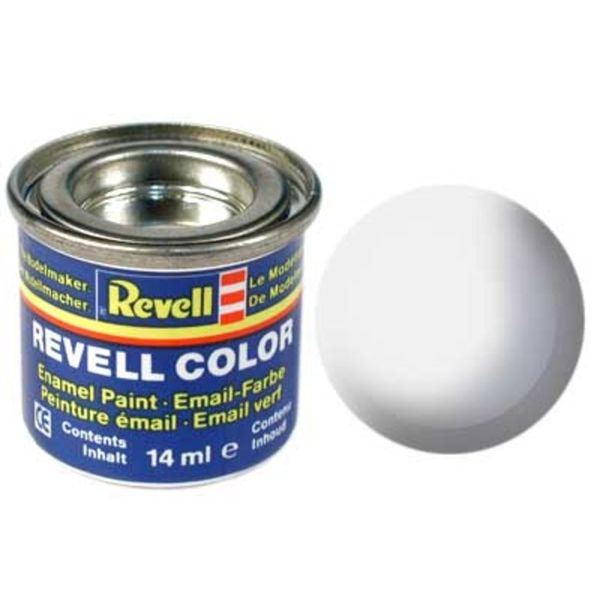 Tinta Esmalte - Branco - Fosco - 14ml - Revell REV32105