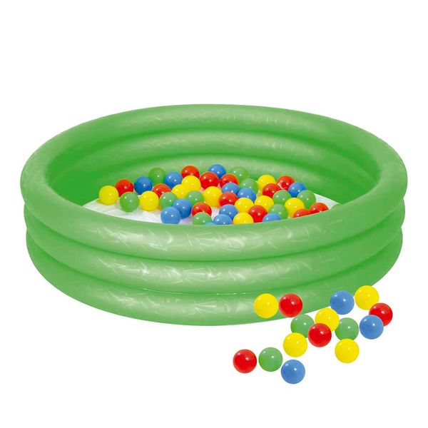 Banheira Inflável com Bolinhas - verde Banheira Inflável com Bolinhas - verde