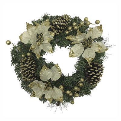 Guirlanda Natal Le 40cm Dourado