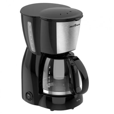 Cafeteira Elétrica Britânia BCF19 18 xícaras Preto e Inox / 220V
