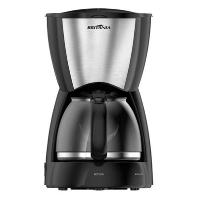 Cafeteira Elétrica Britânia BCF32A 30 xícaras Preto e Inox / 110V