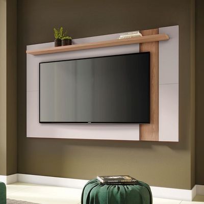 Painel Home Maceió 4 Prateleiras 4 Nichos para Tvs até 65 Polegadas Colibri n/a