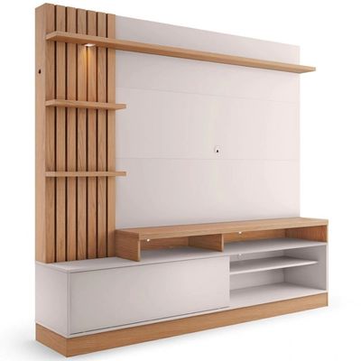 Painel Home Maceió 4 Prateleiras 4 Nichos para Tvs até 65 Polegadas Colibri n/a